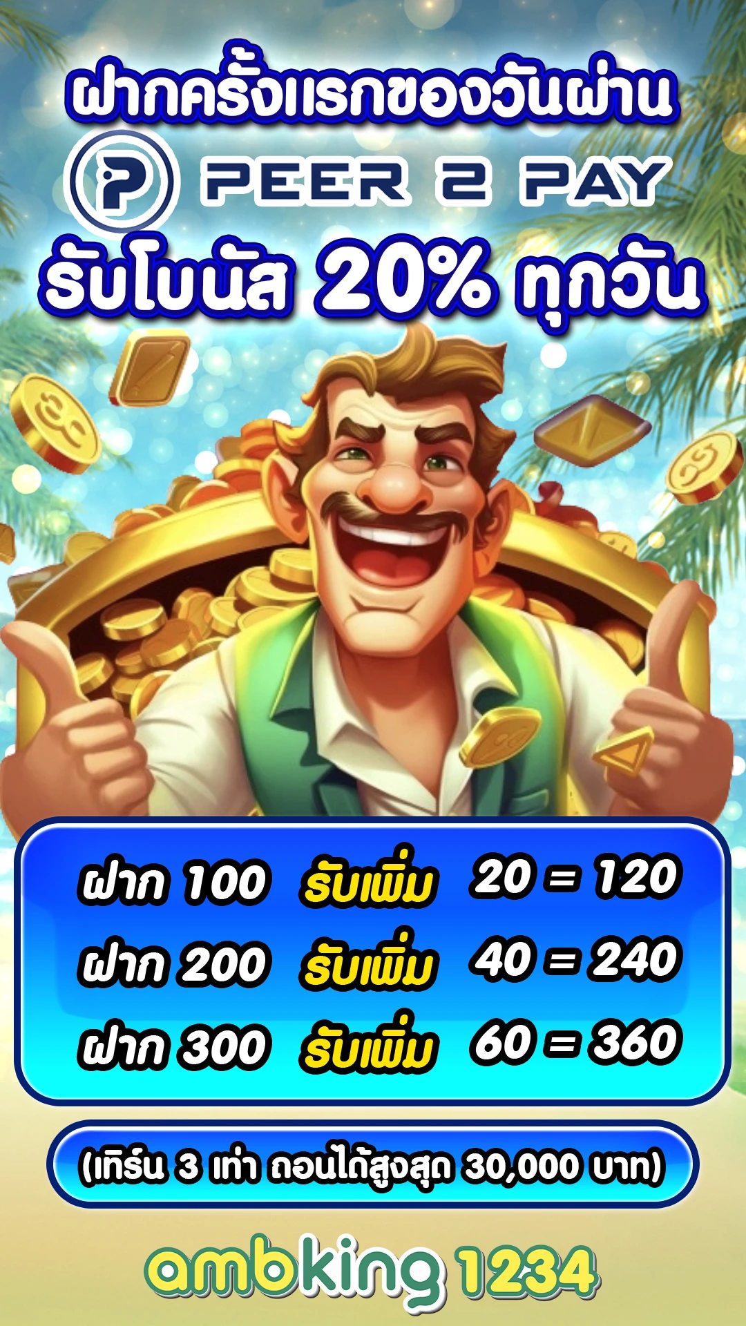 เว็บ คา สิ โน ออนไลน์ อันดับ 1 ของ โลก - แบนเนอร์โปรโมชั่น